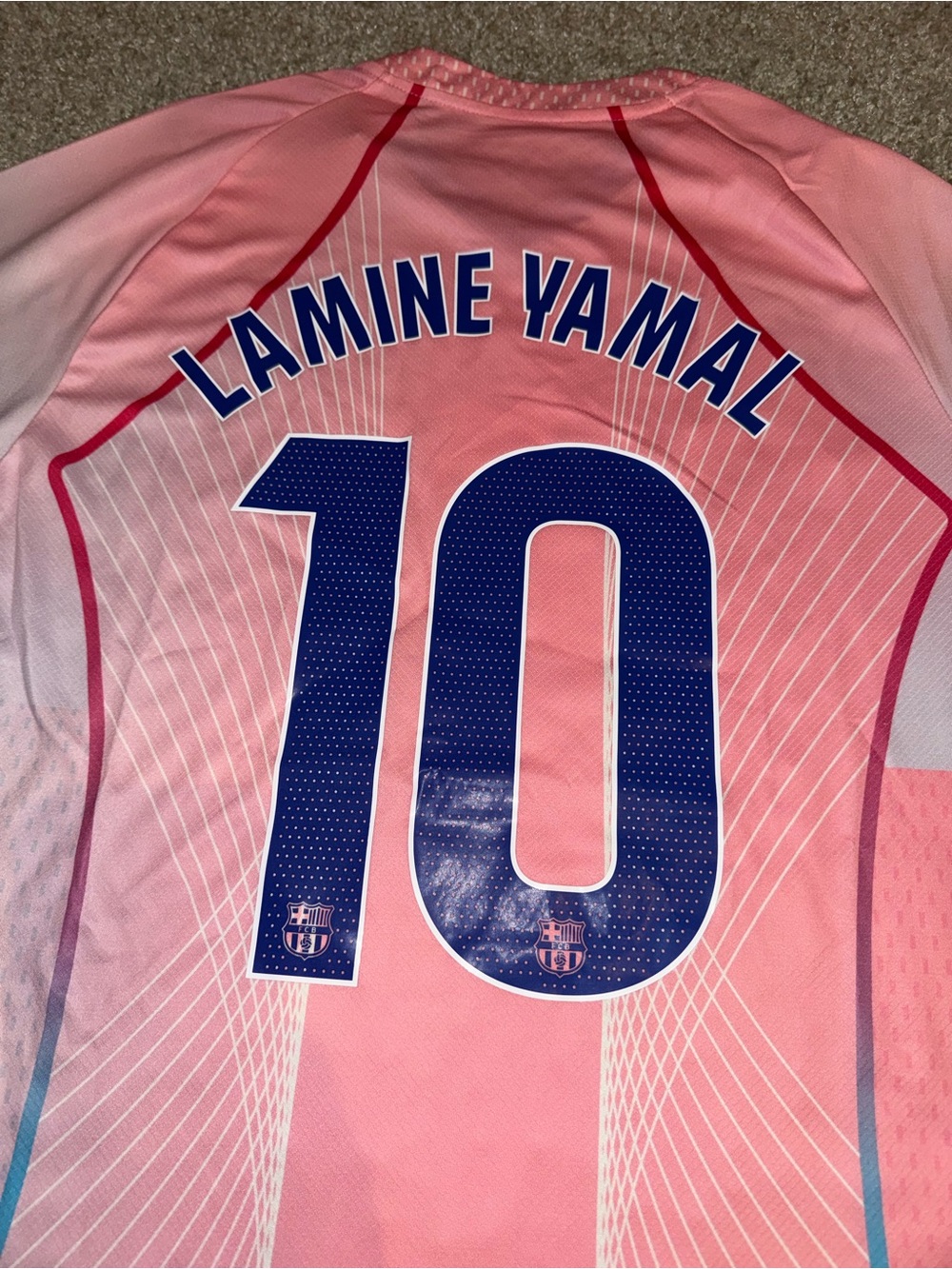Nike FC Barcelona 2025/2026 Lamine Yamal #10 Special Edition Men’s Soccer Jersey - Picture 2 of 9